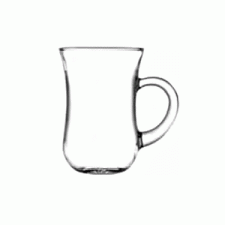 Стаканчик д/чая с ручкой стекло; 160мл; D=65,H=93мм